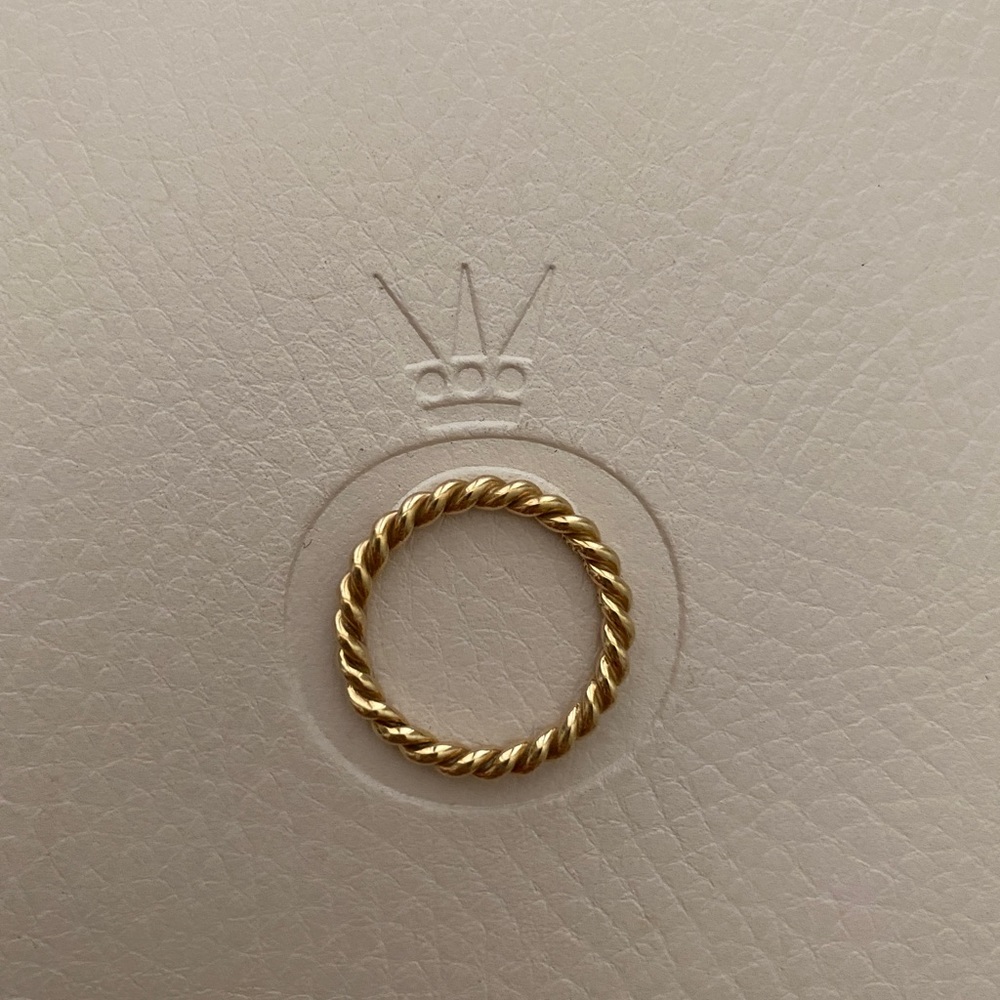 Pandora gold 14k ring